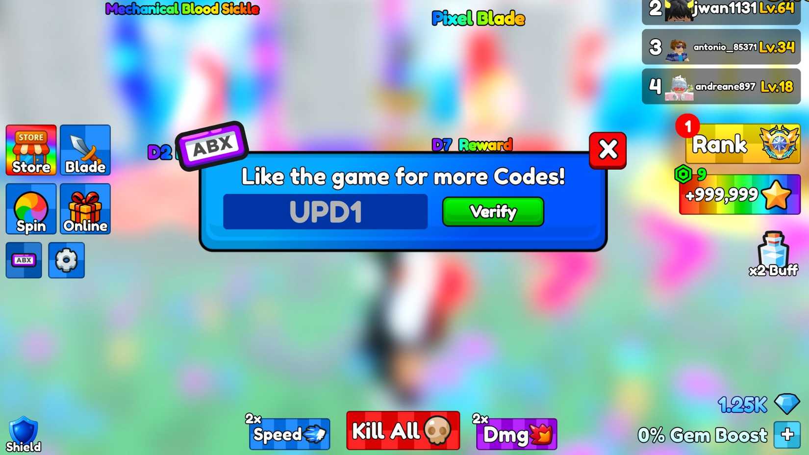 Blade Code Hsc. Code Roblox Blade Battle Codes