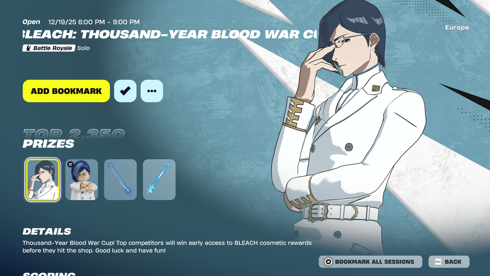 bleach cup fortnite 2