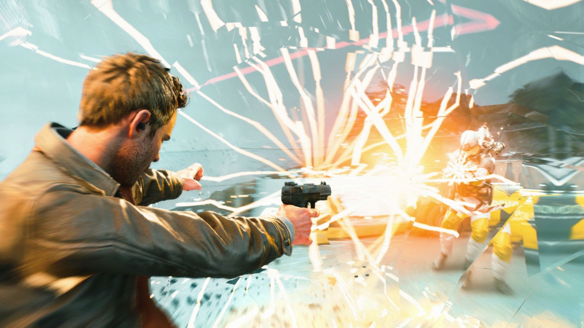 Blocking attacks with a shield in Quantum Break