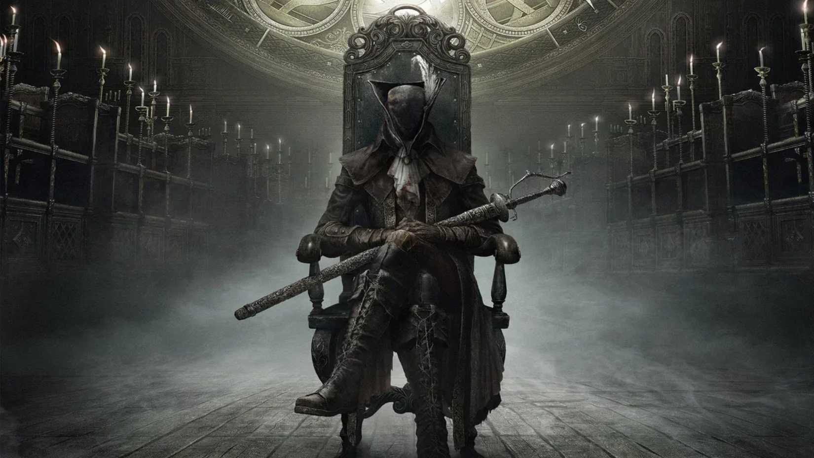 Bloodborne Character Sits In Throne-Like Chair 