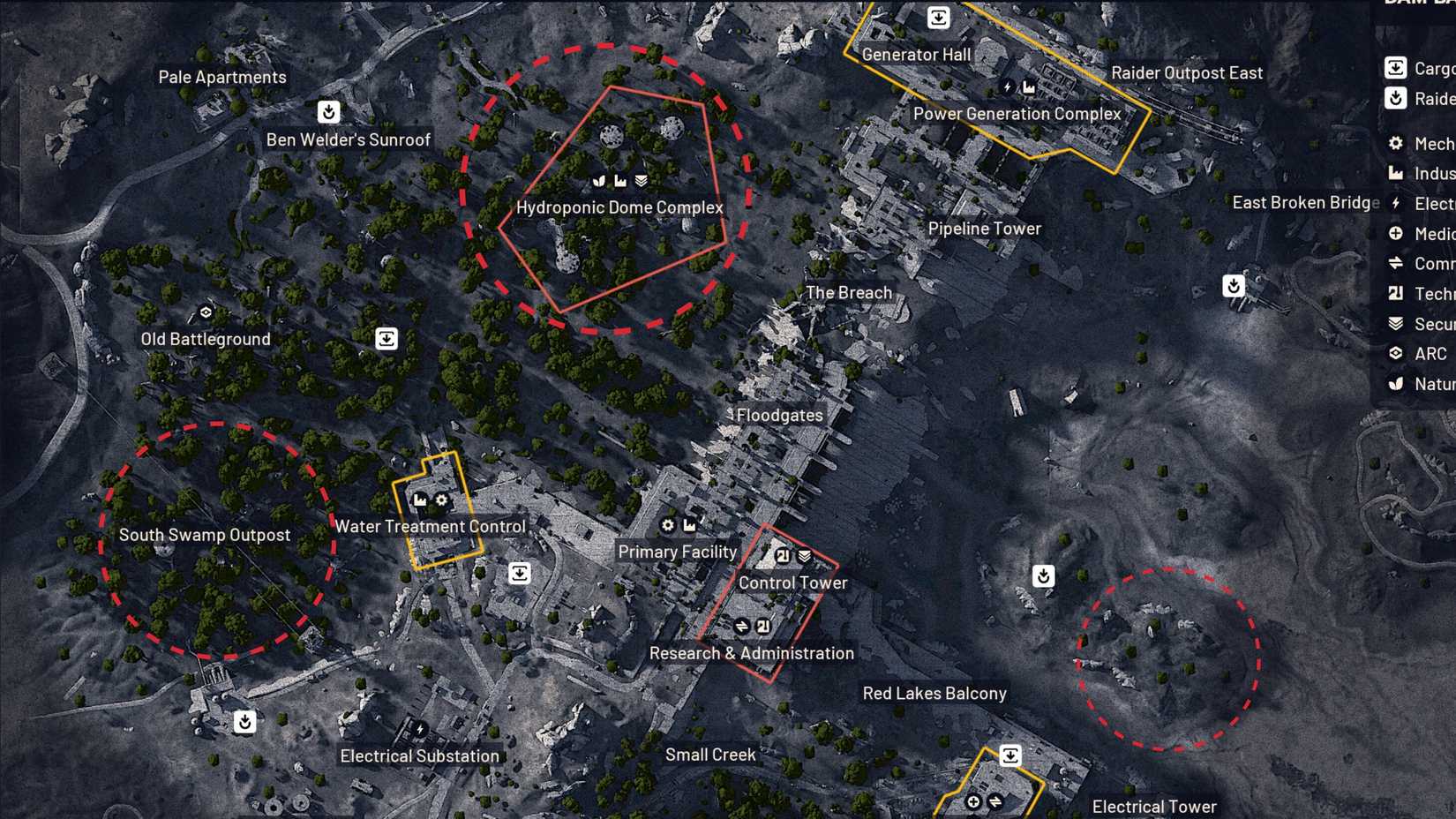 Candleberries Dam Battlegrounds Locations ARC Raiders