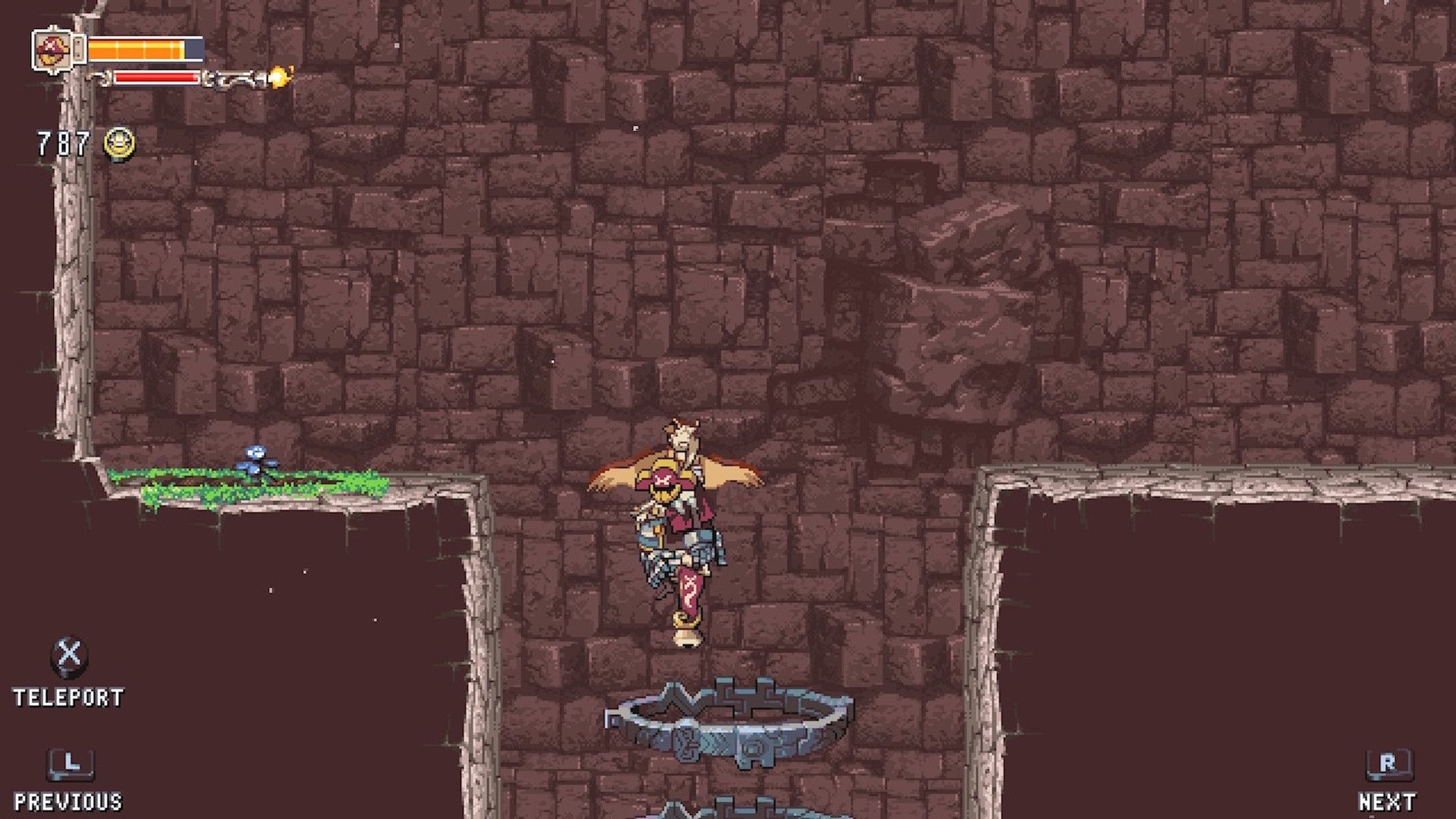 Carrying an ally in Owlboy