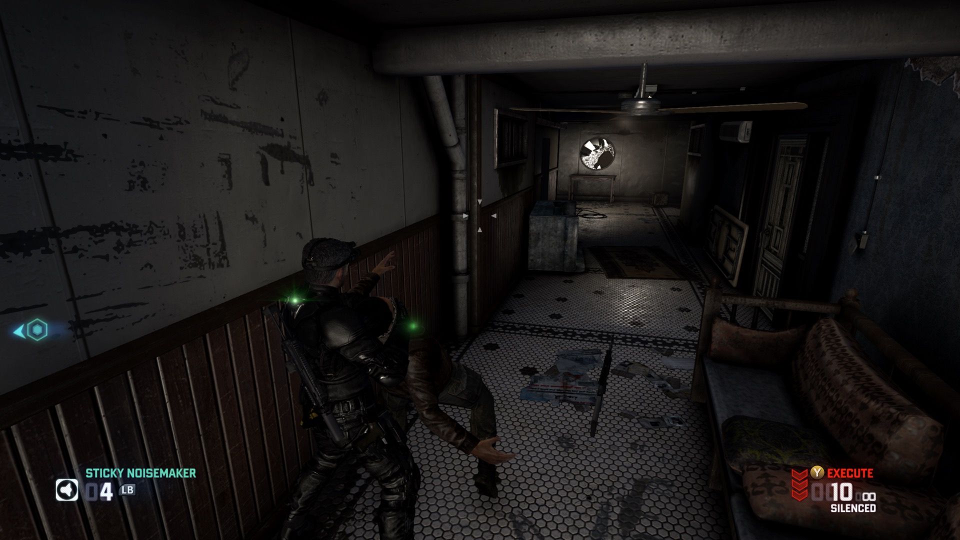 Choking out an enemy in Splinter Cell Blacklist