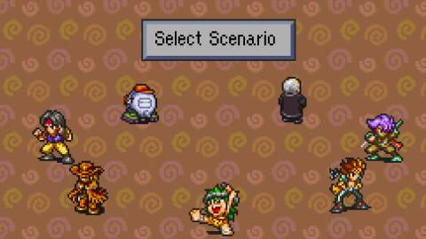 Choosing a character in Live A Live (SNES)