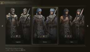 Choosing a class in Elden Ring (2022)