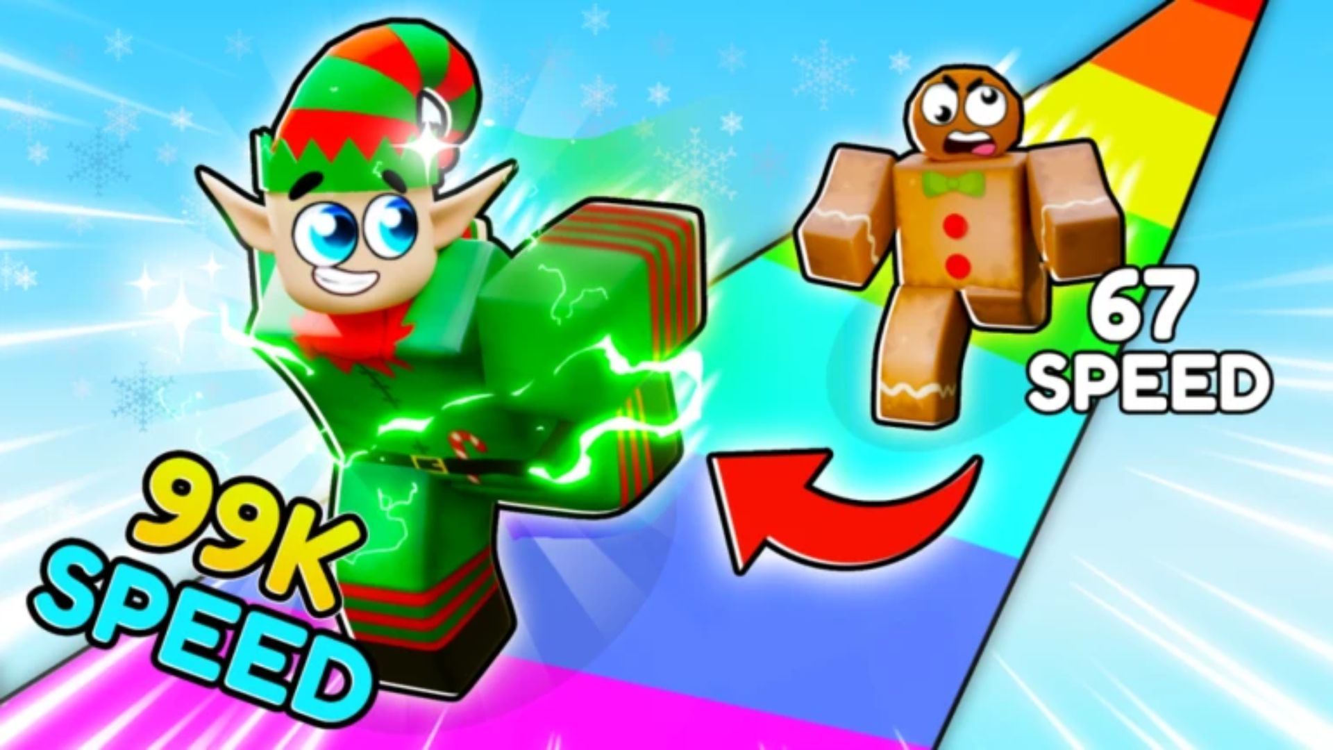 Christmas Race characters