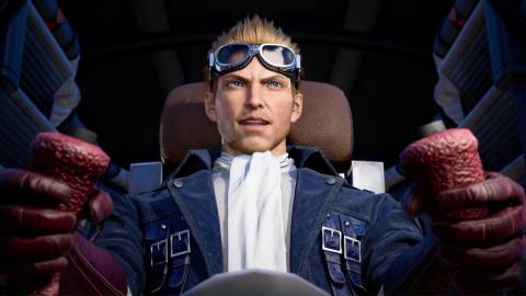 Cid driving in Final Fantasy 7 Rebirth