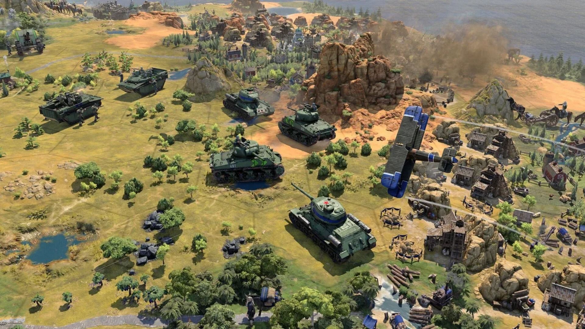Civilization 7 Tanks In Battle