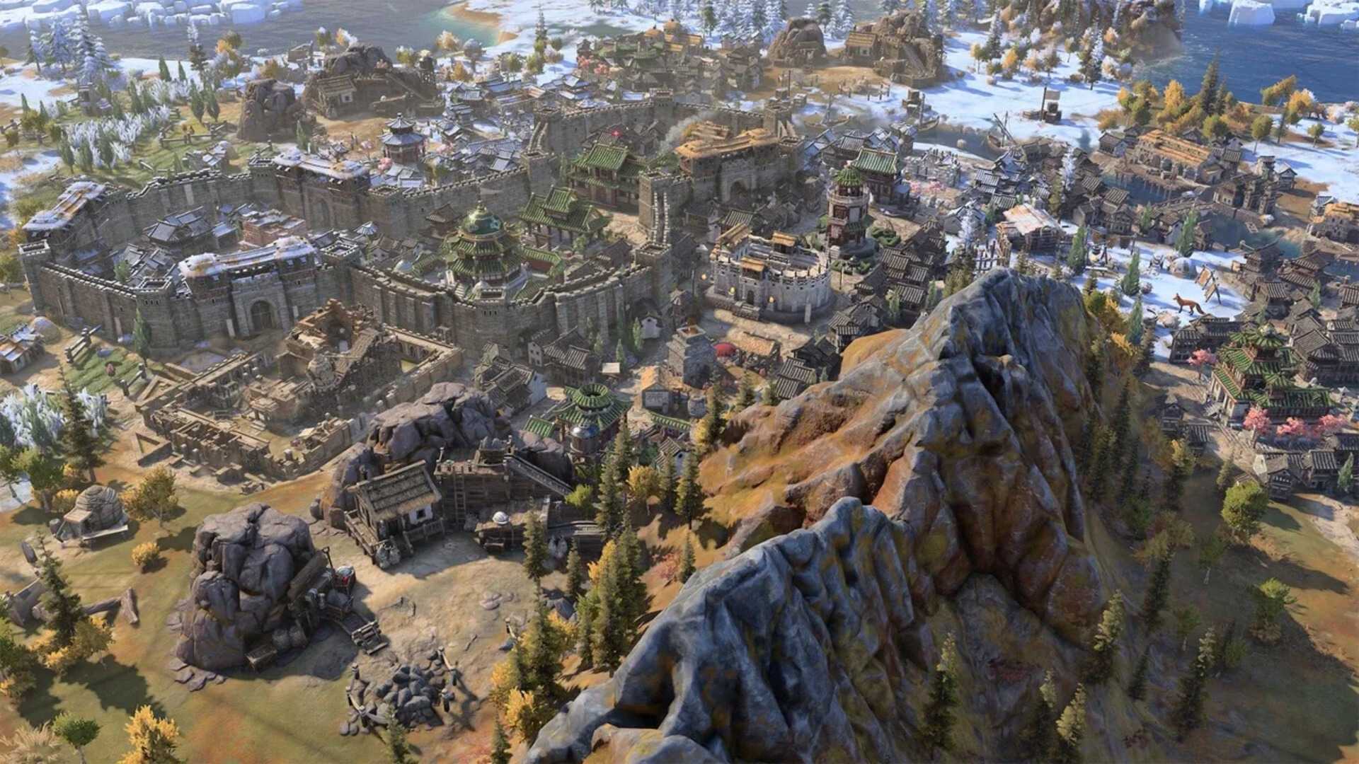 Civilization 7 View Of A Civ In The Mountains