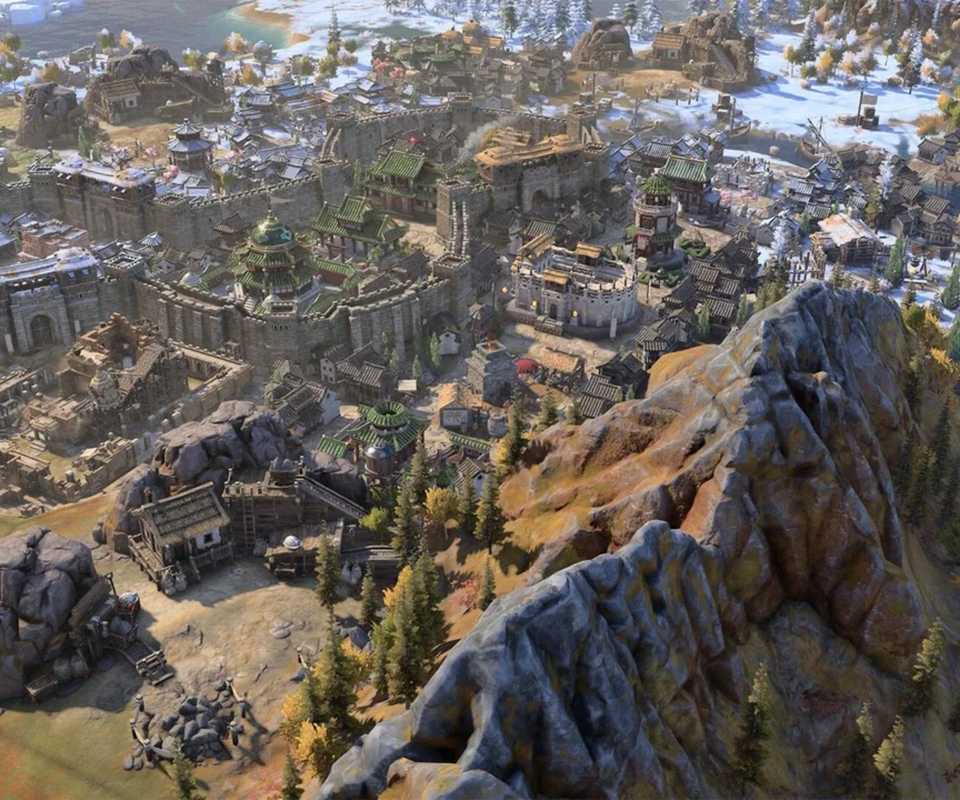 Civilization 7 View Of A Civ In The Mountains