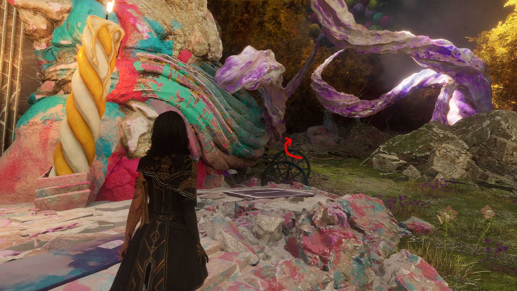 clair-obscur-expedition-33-co-e33-how-open-paint-cage-pink-bubble-verso-drafts-balloon-key-location - paint cage 1