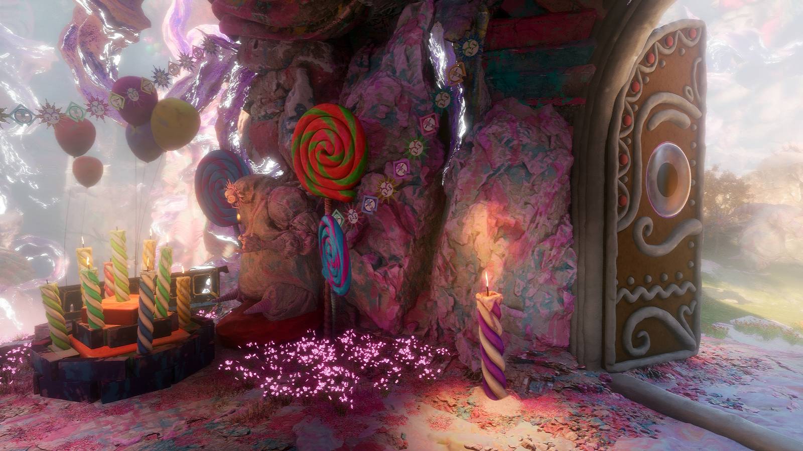 clair-obscur-expedition-33-e33-how-get-use-piece-birthday-cake-open-door-gingerbread-house - group of five yummy looking cake