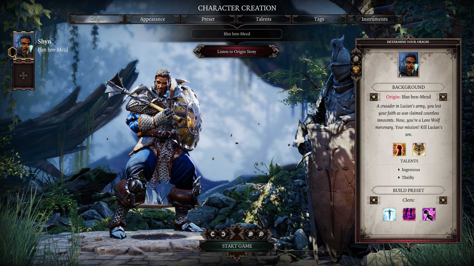 Cleric build for ifan in divinity original sin 2 dos2