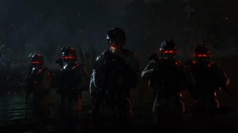 Cliff and his soldiers in Death Stranding (2019)