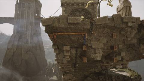 Climbing a cliff in Brothers A Tale Of Two Sons (2024)