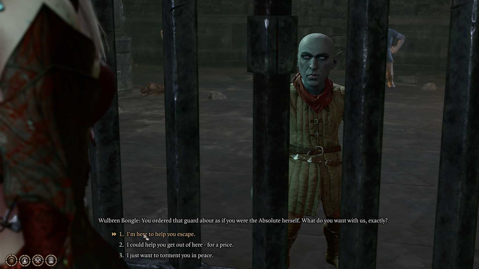 convince wulbren you are helping him in bg3