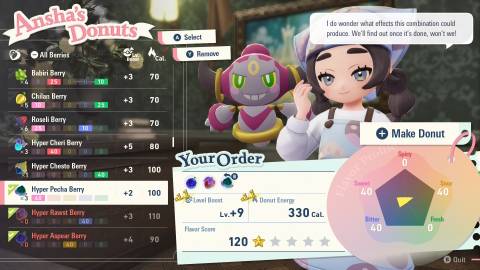 Cooking Donuts with Ansha in Pokemon Legends Z-A Mega Dimension DLC (1)