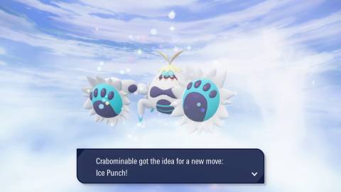 Crabominable in Pokemon Legends Z-A Mega Dimension DLC