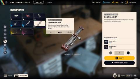 CRafting Door Blockers ARC Raiders