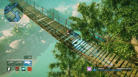 Crossing a bridge in Alienation