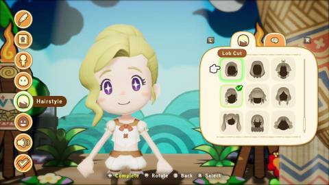 Customizing a character in Fantasy Life i The Girl Who Steals Time (2025)