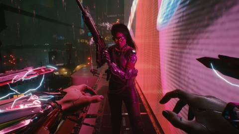 Cyberpunk 2077 First Person combat