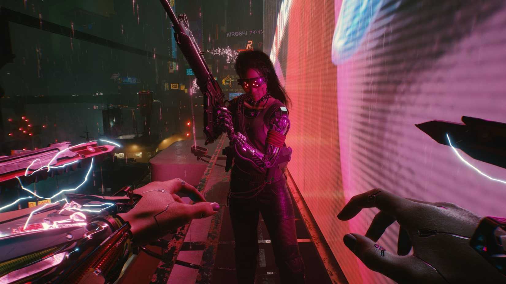 Cyberpunk 2077 First Person combat