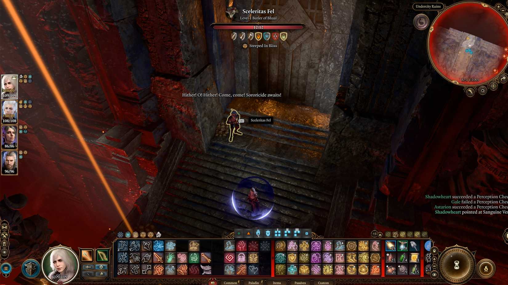 dark urge butler opens door in bg3