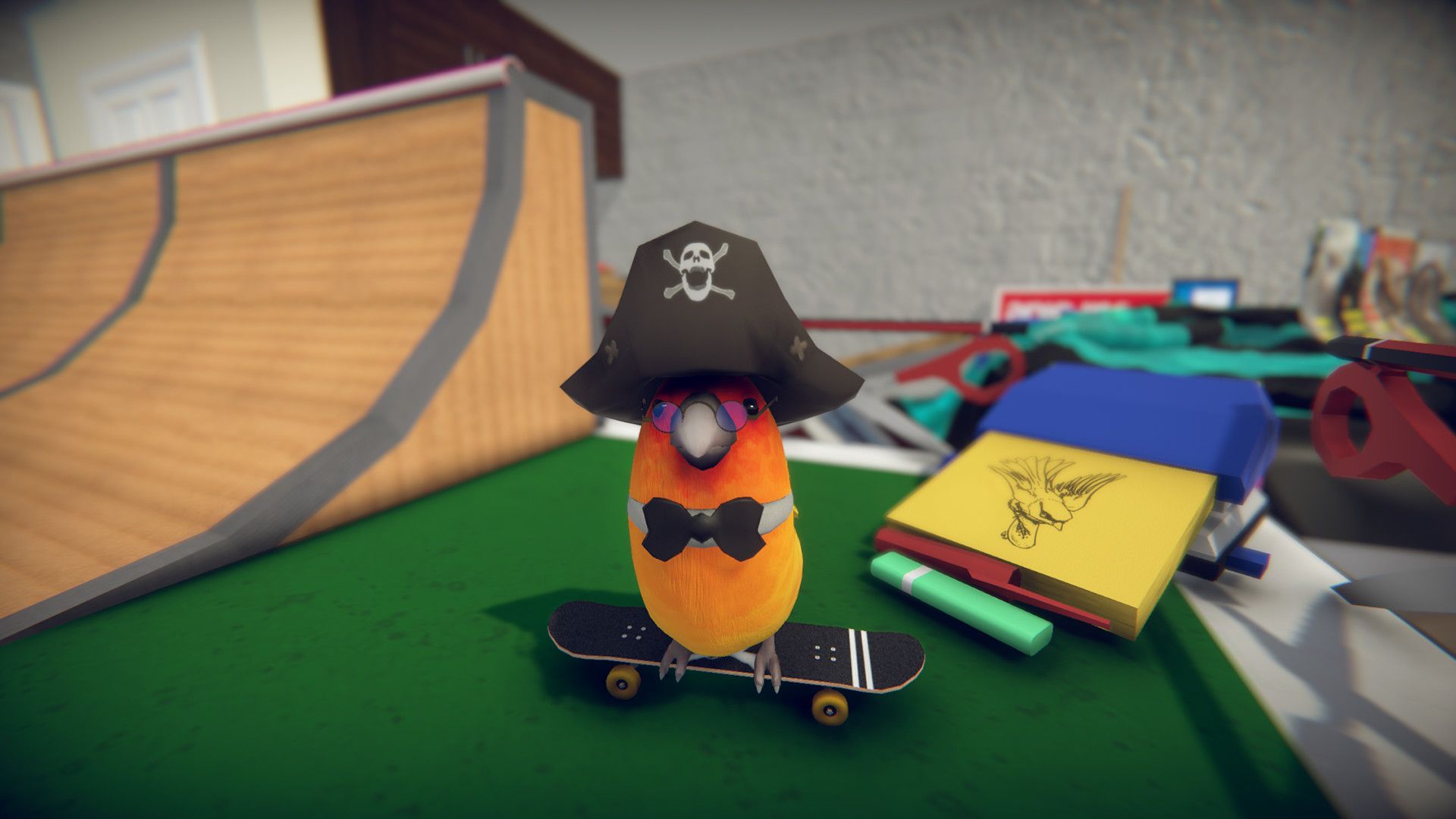 Decorating a bird in SkateBIRD