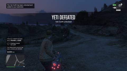 defeating the yeti