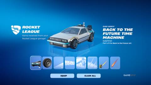 DeLorean in Fortnite