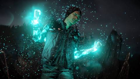Delsin gaining powers in inFAMOUS Second Son (2014)