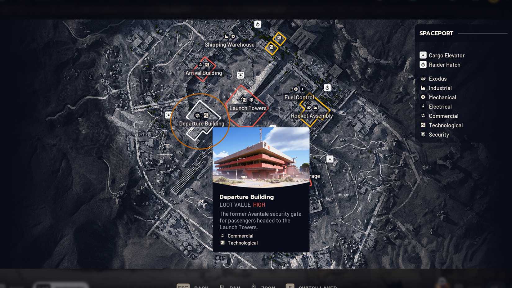 Departure Building location in ARC Raiders