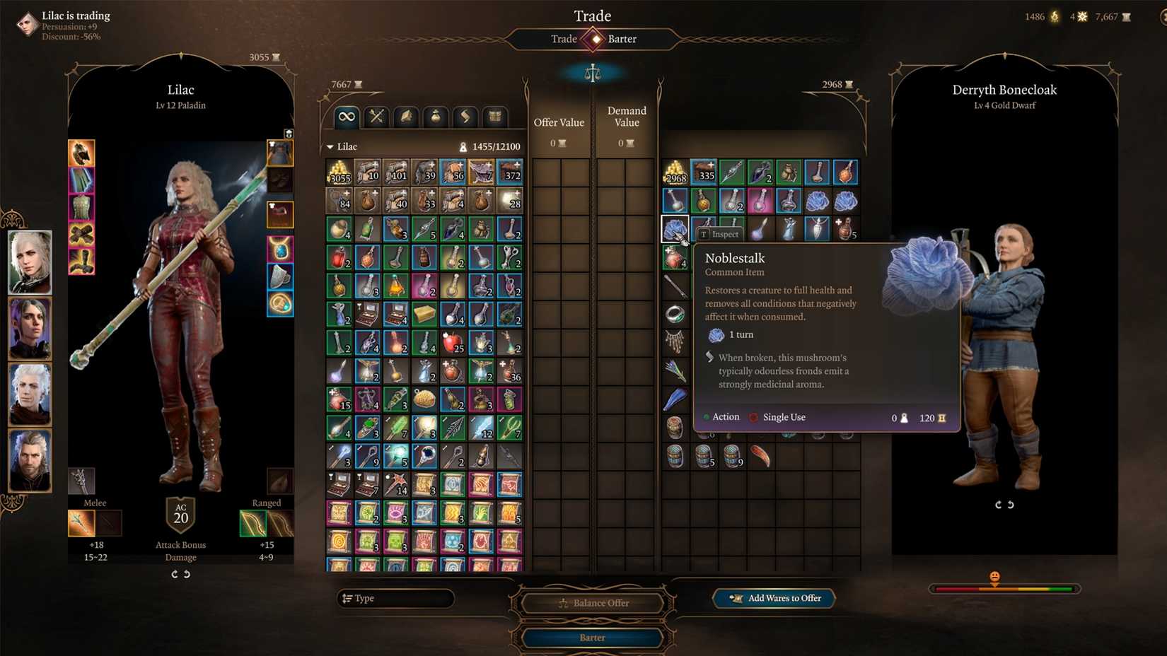 derryth selling noblestalk in bg3