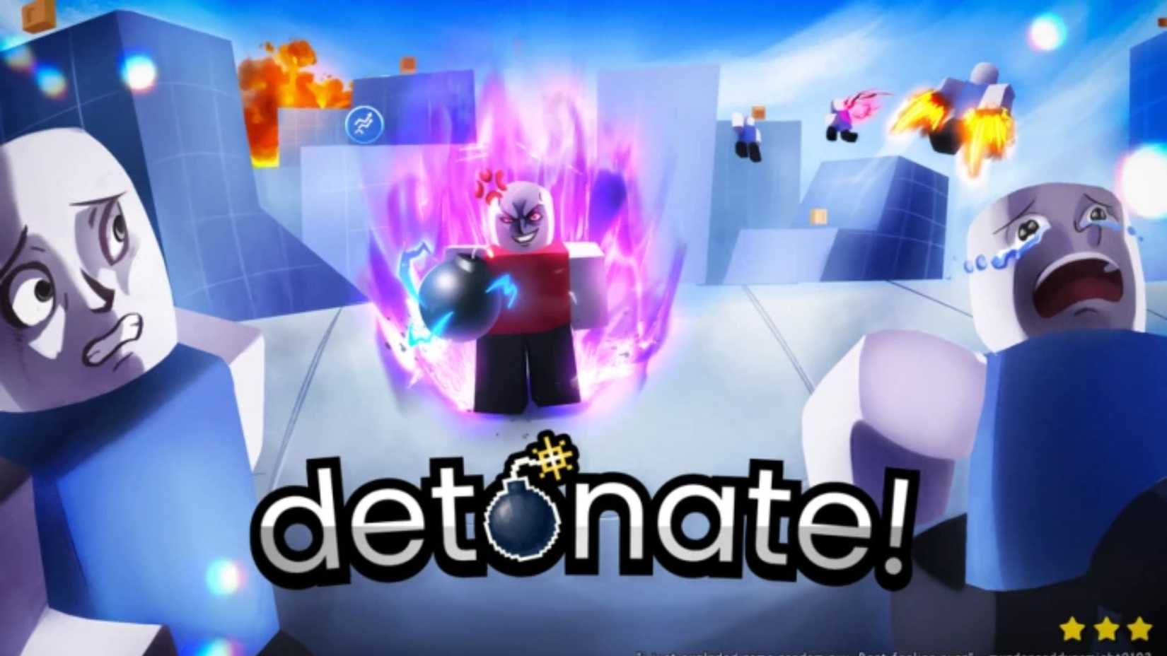 Detonate characters