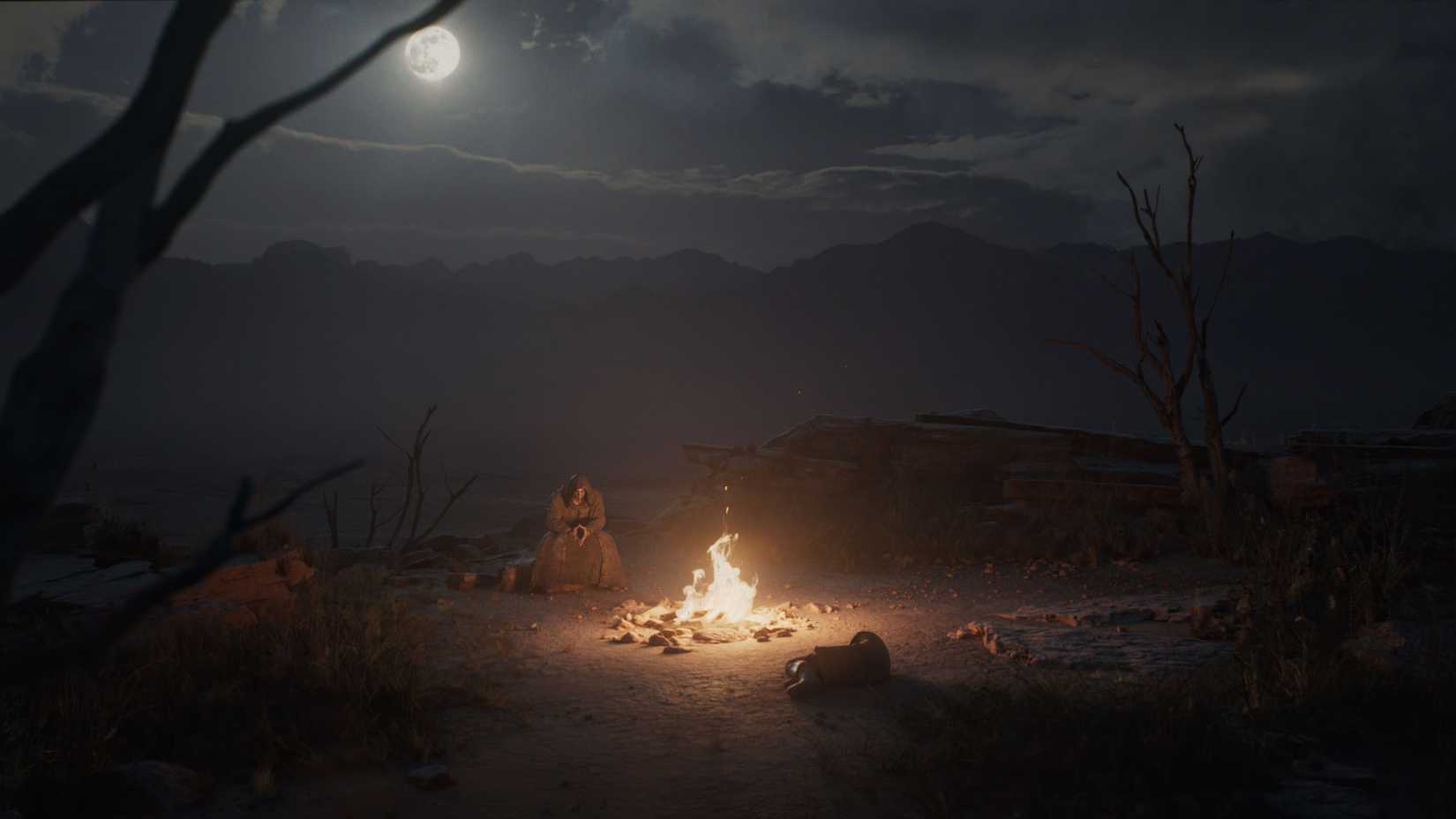 diablo 2 resurrected cinematic dark wanderer campfire