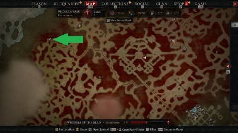 D4 Altar of Anguish location