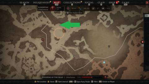 D4 Altar of Pain location