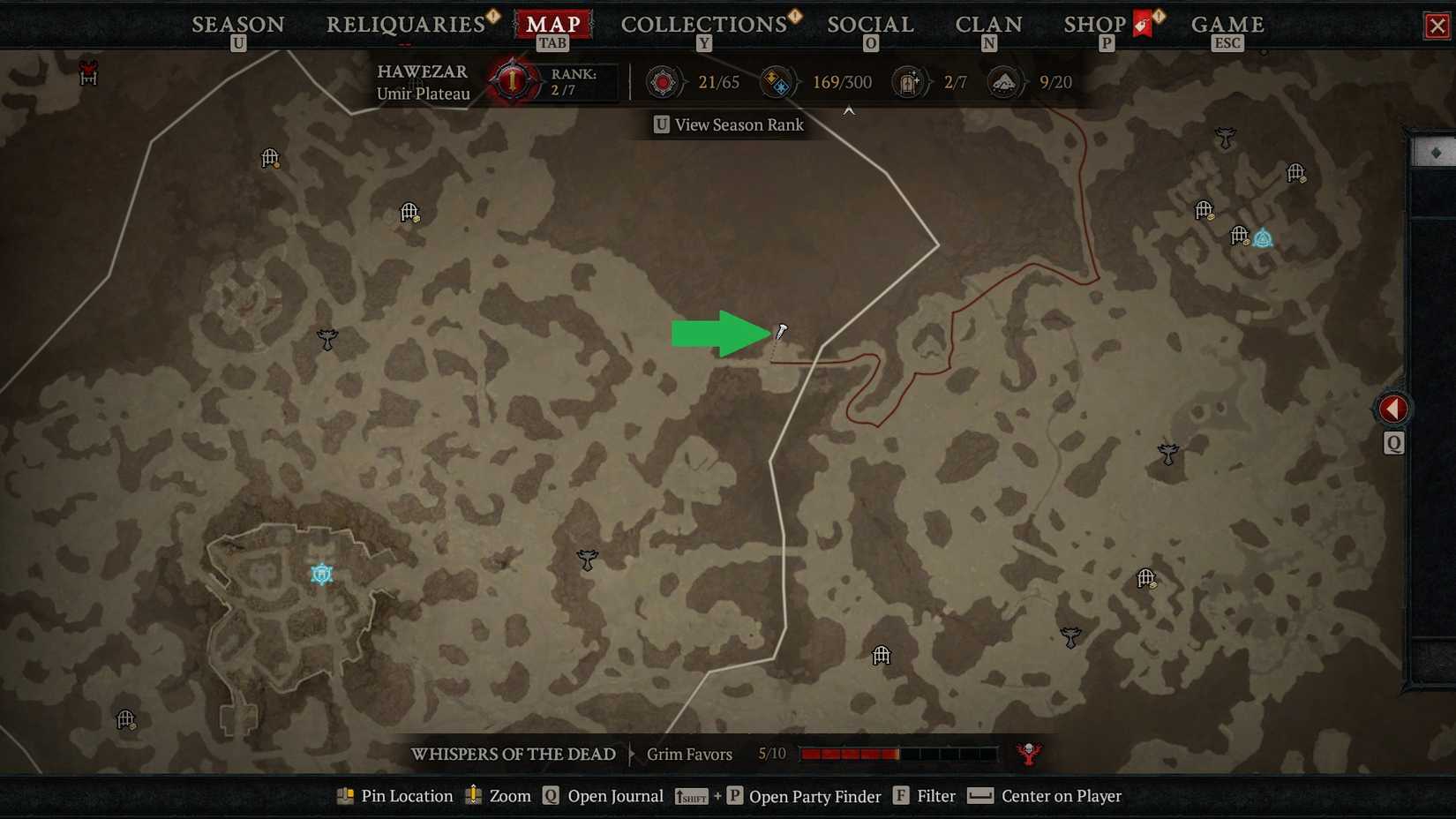 D4 Altar of Sin location