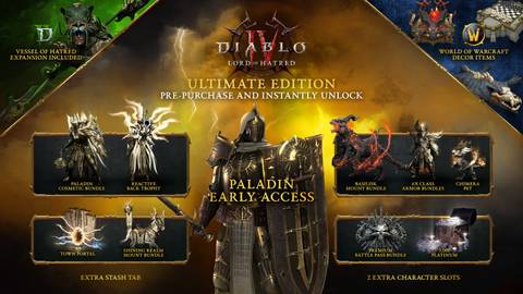 diablo 4 lord of hatred ultimate edition pre order bonuses