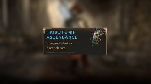 D4 Tribute of Ascendance item card