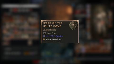 D4 Ward of the White Dove Item Card