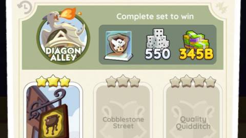 Diagon Alley Monopoly GO