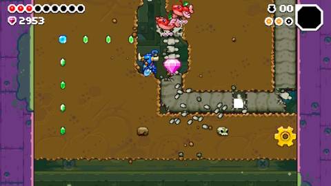 Digging in Shovel Knight Dig