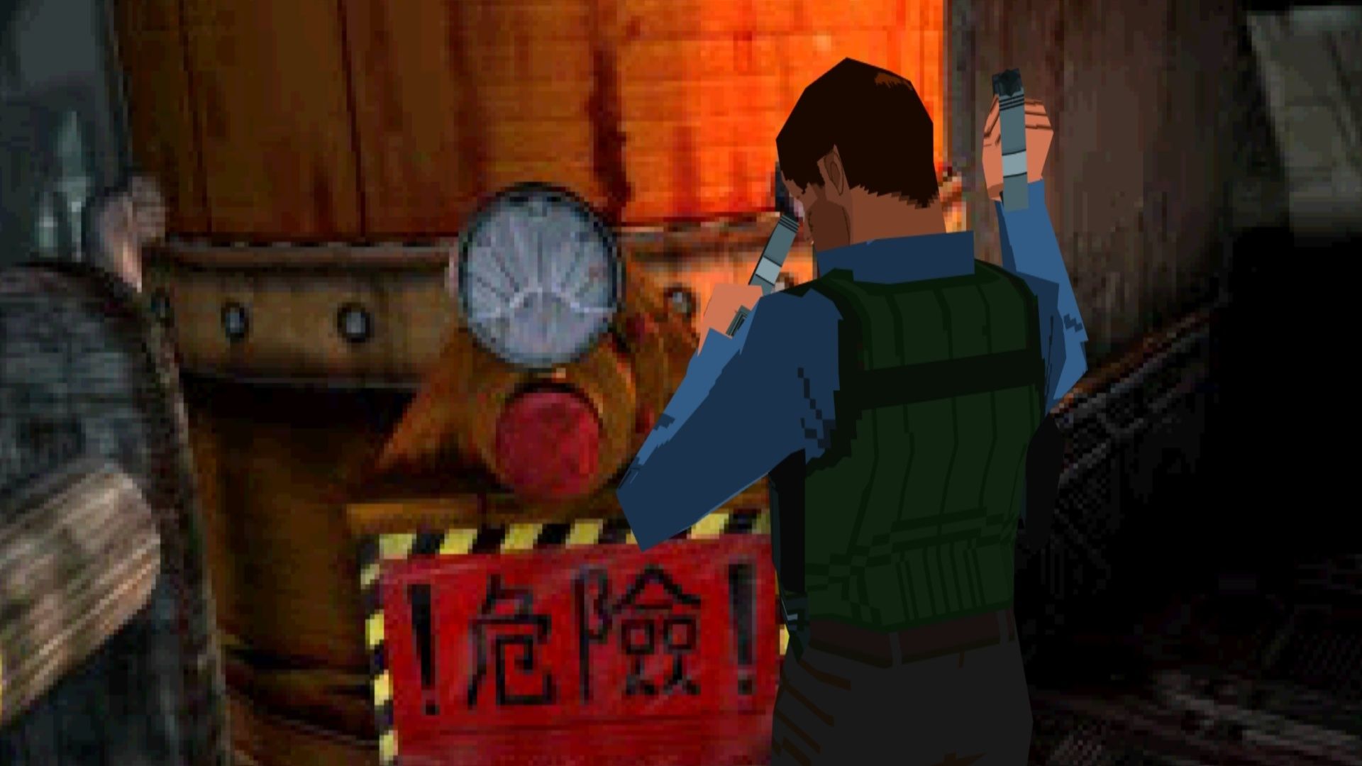 Disarming a bomb as Royce in Fear Effect