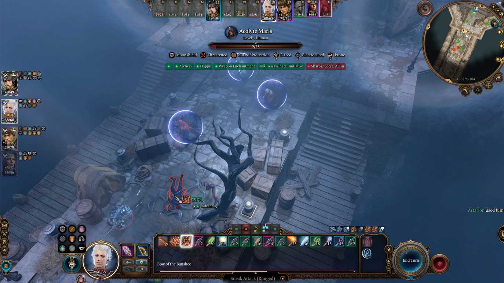 docks guards fighting prisoners in bg3