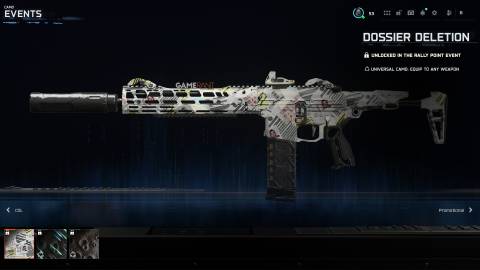 Dossier Deletion Camo Preview in Black Ops 7