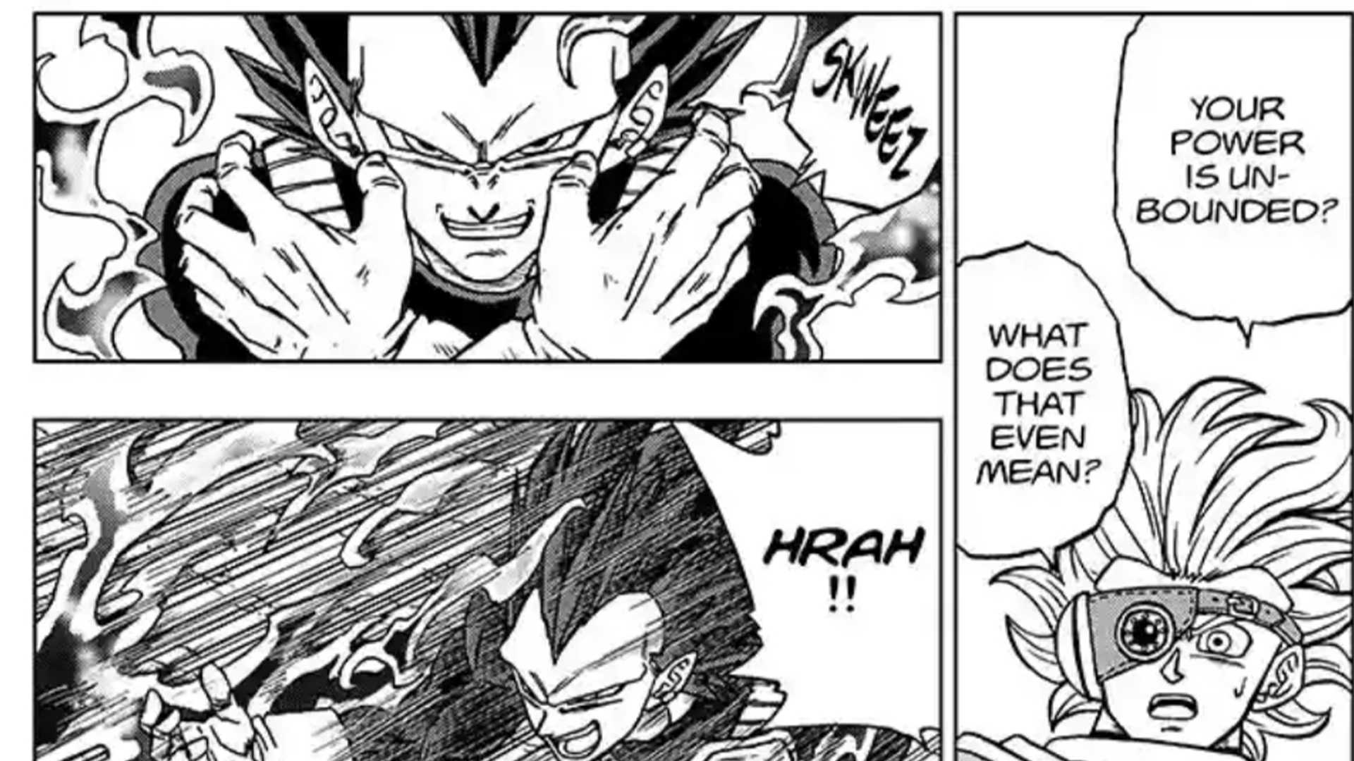 Dragon Ball Super, chapitre 75 : Vegeta Ultra Ego déchaîné