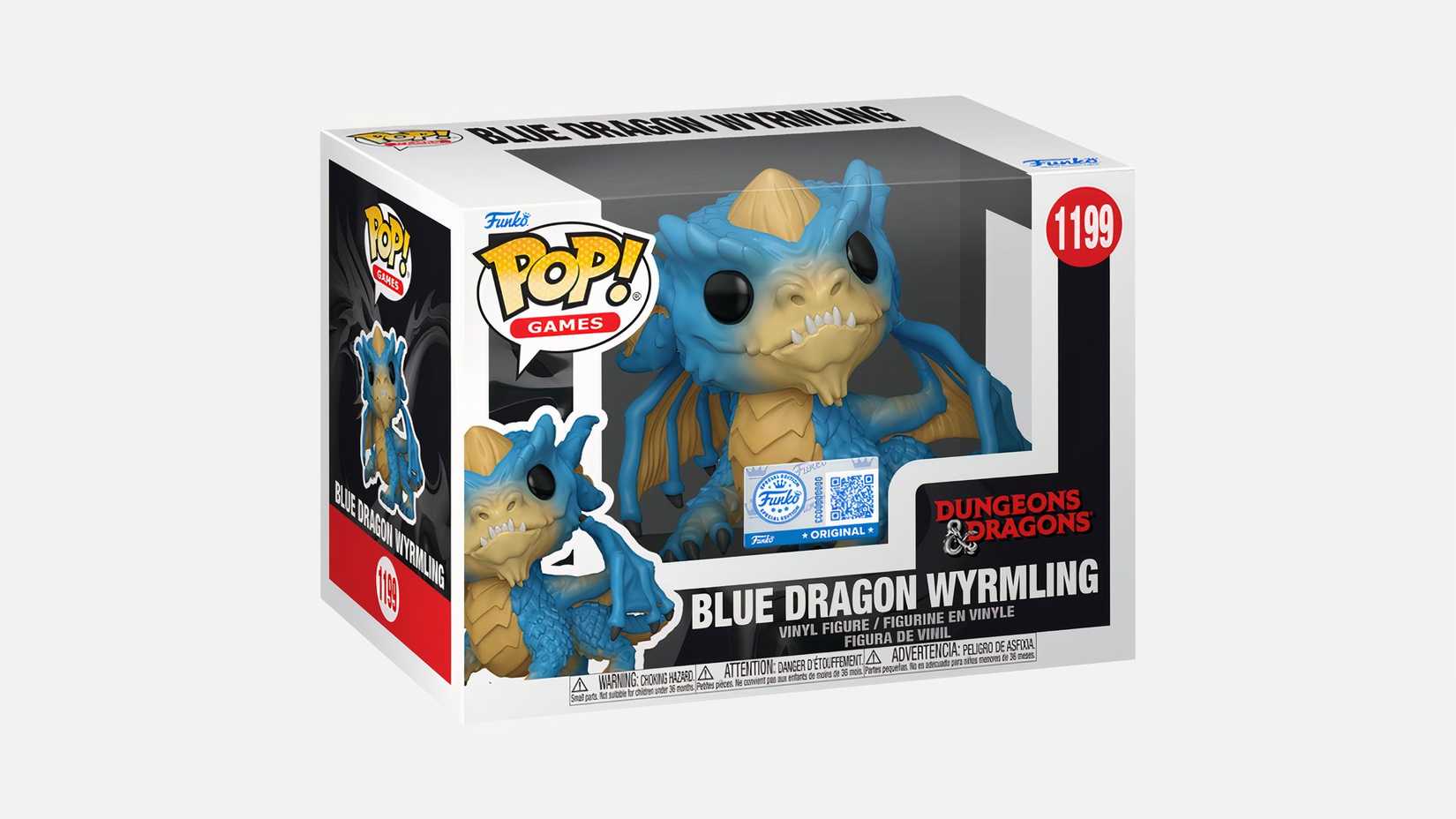 Dungeons & Dragons POP! Blue Dragon Wyrmling with box - Game Rant