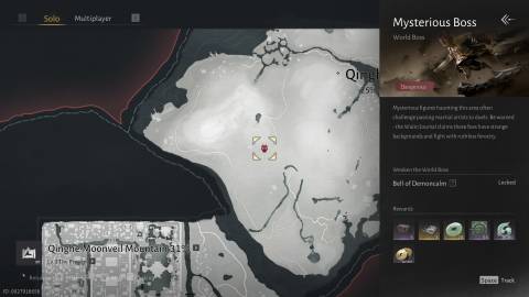 Earth Fiend Diety world boss where winds meet